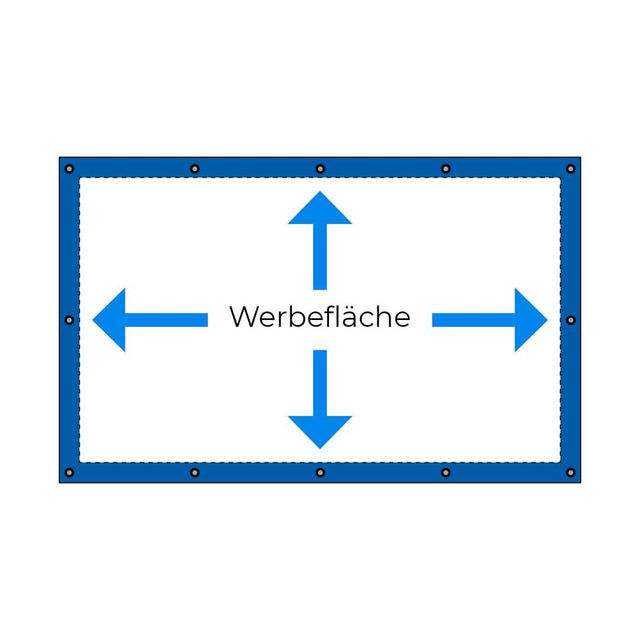 Banner Netzvinyl 300g/m² Freies Format - Printdino