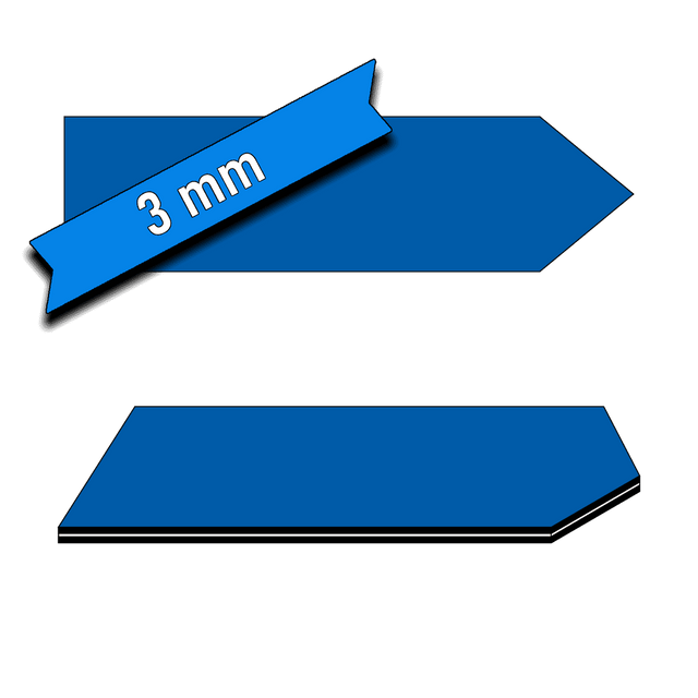 Platte Aluverbund 3mm - Freies Format - Printdino