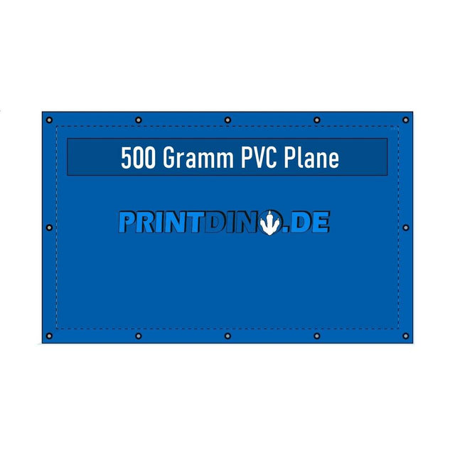 Werbebanner PVC - Plane 500/m² - Freies Format - Printdino