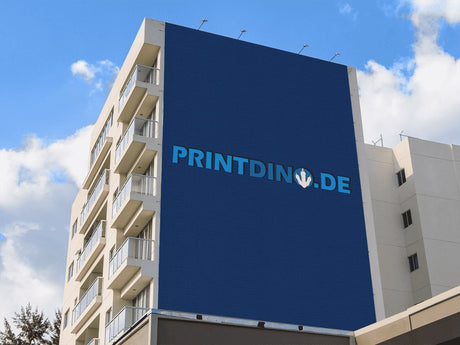 Werbebanner PVC - Plane 500/m² - Freies Format - Printdino