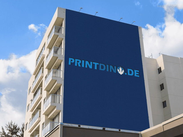 Werbebanner PVC - Plane 500/m² - Freies Format - Printdino