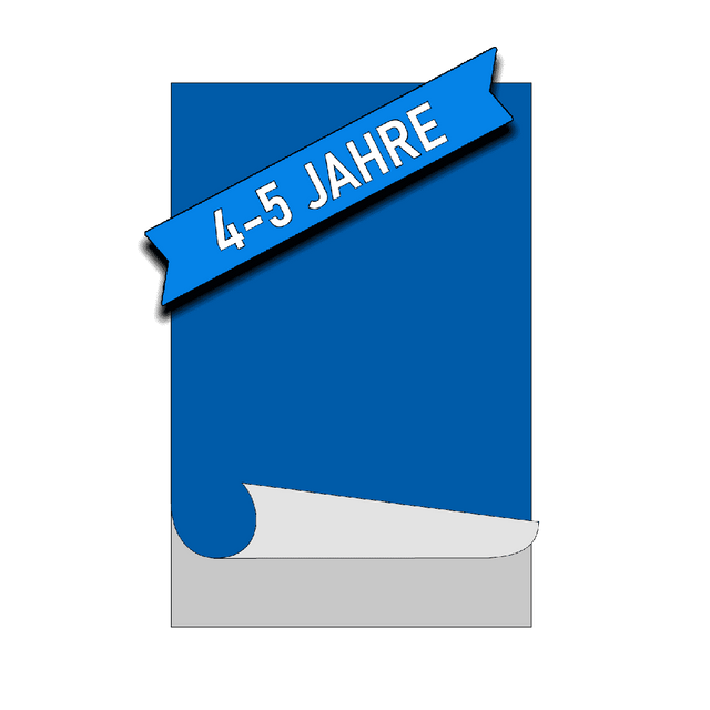 4 - 5 Jahresfolie transluzent mit Matt - Laminat - freies Format - Printdino